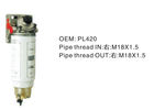 Durable Hydraulic Oil Filter Assembly PL420 Pipe  Thread IN M18*1.5