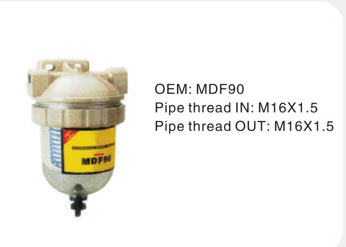 buy Automative Hydraulic Oil Filter Assembly  MDF90 Pipe Thread IN M16 × 1.5 Pipe Thread Out M16 × 1.5 online manufacturer