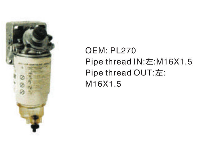 buy High Performance Industrial Oil Filter PL270 Pipe Thread IN M16*1.5 online manufacturer