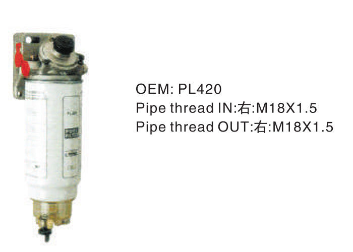 buy Durable Hydraulic Oil Filter Assembly PL420 Pipe  Thread IN M18*1.5 online manufacturer